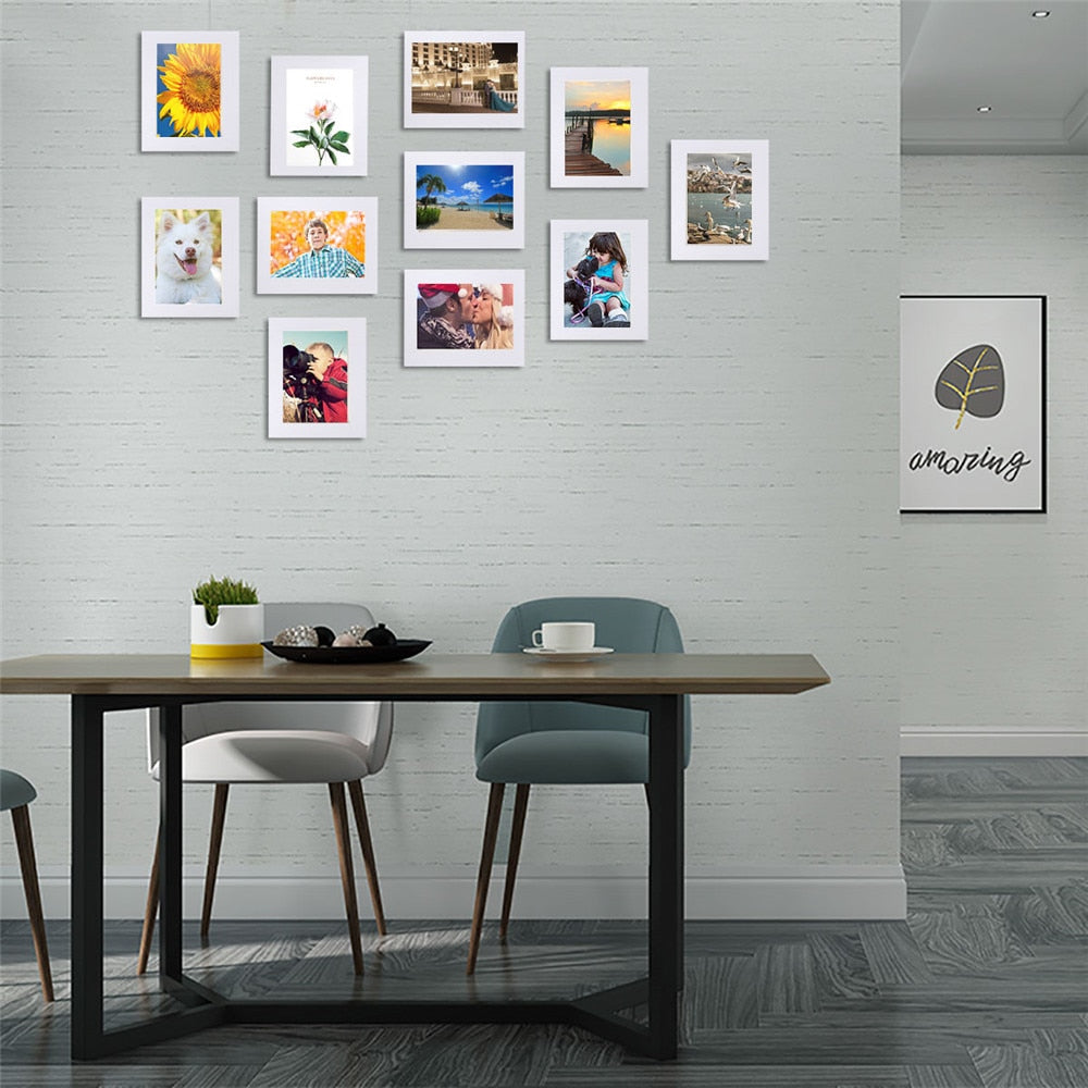 Nærbilde av uttakbar fotoramme, viser detaljer og personalisering, stilrent design