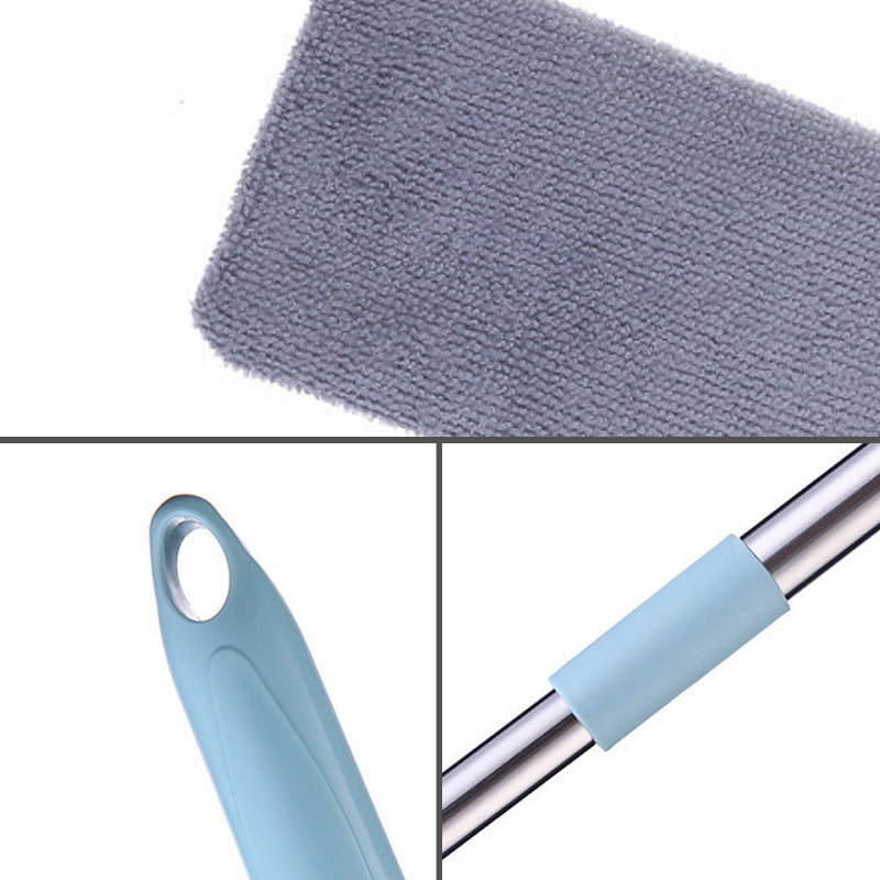 "Uttrekkbart støvrenser stativ med langt håndtak og mikrofiber; ideell for enkel rengjøring av støv og allergener."