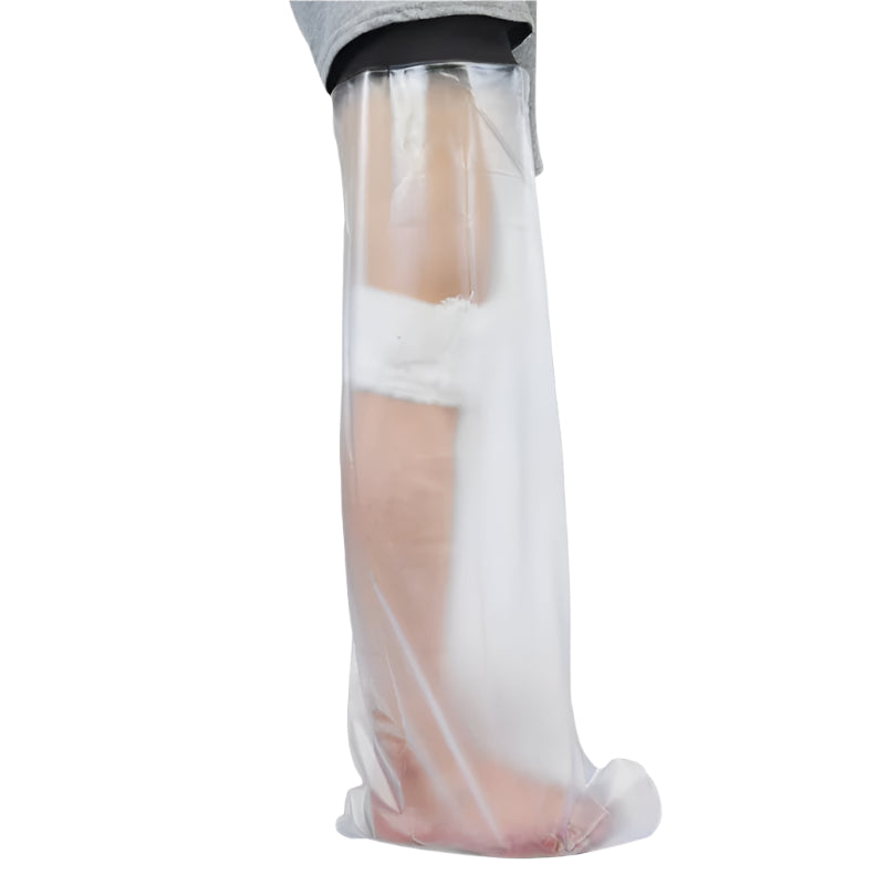 Effektiv badebeskyttelse som holder gips og bandasjer tørre. Spesielt designet for ben og føtter.