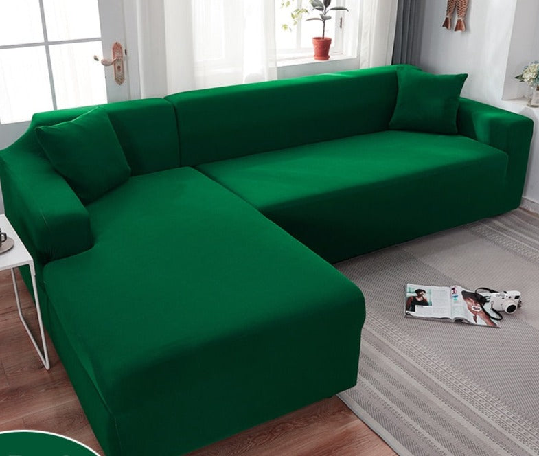 Elegant vanntett benkpute, fornyer sofaen. Elastisk og slitesterk møbelbeskyttelse for stuedekor.