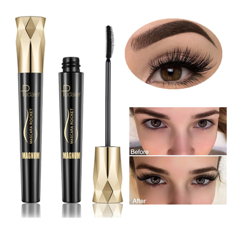 Vanntett mascara som løfter og forlenger øyevippene for en definert, volumisert look.