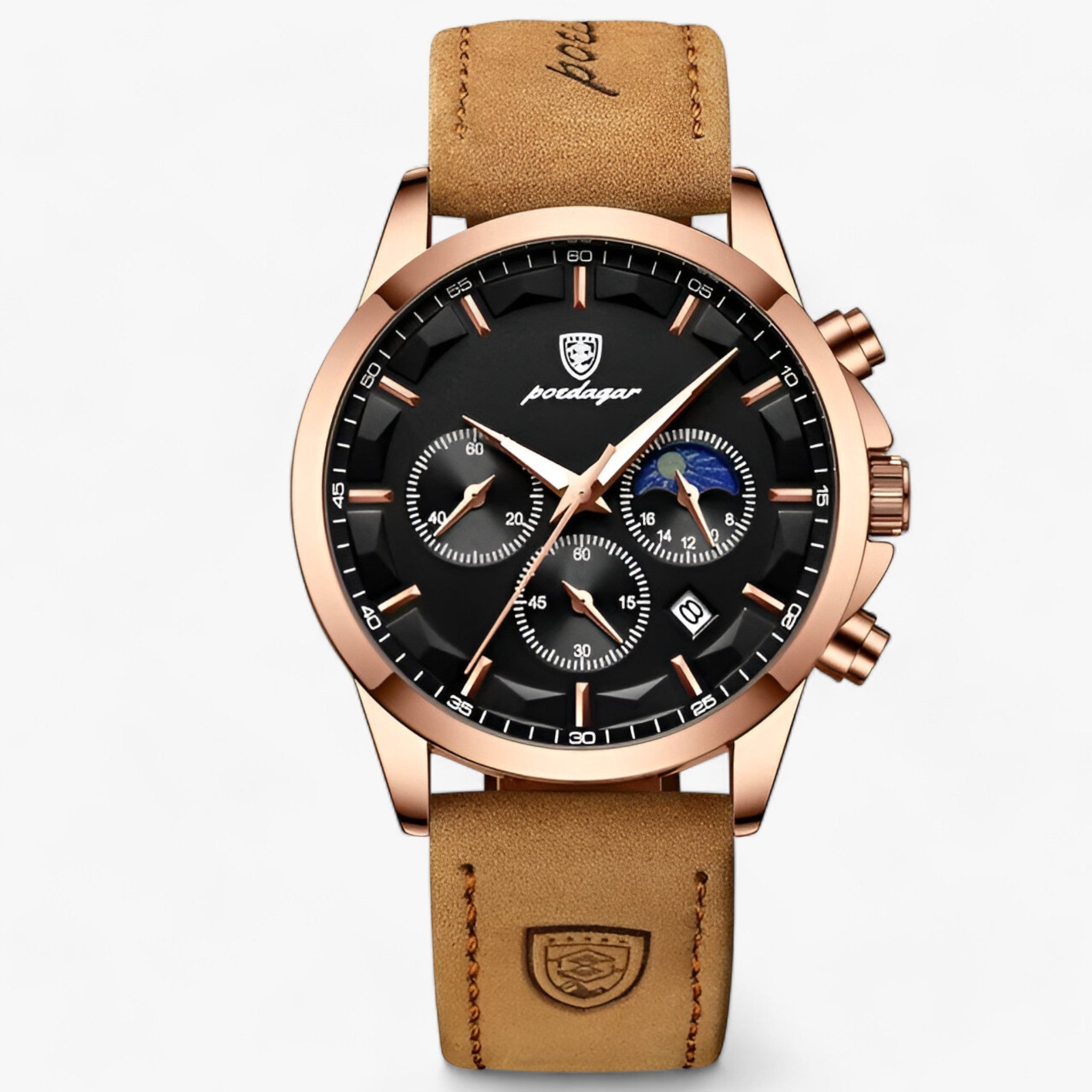 Perfekt gave: Moderne, vanntett armbåndsur for menn, en elegant del av herremote.
