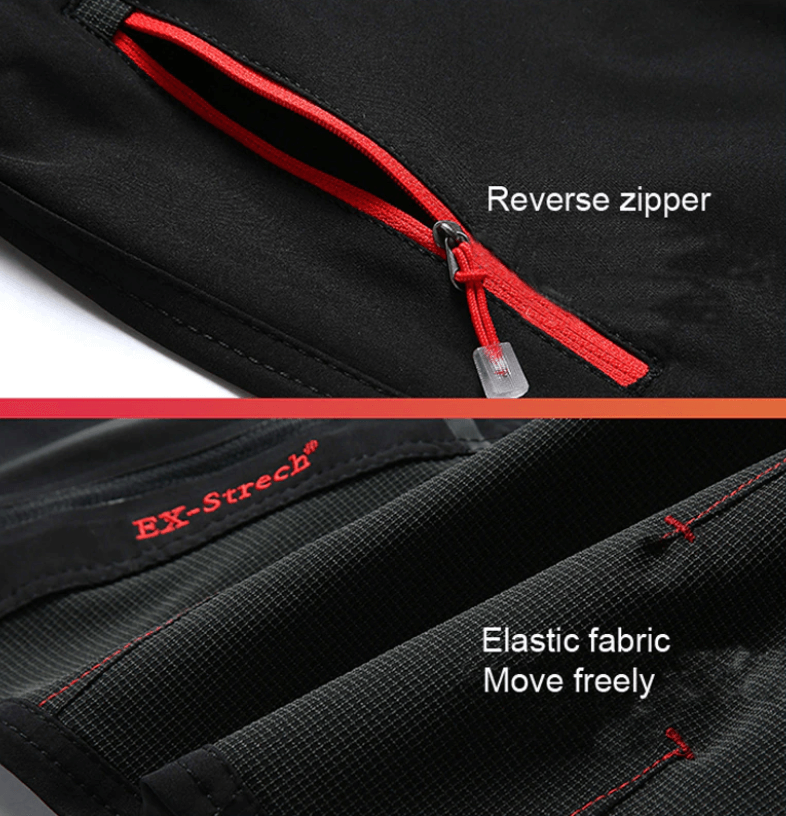 Unisex turbukse med forsterkede knær, vanntett og ypperlig for klatring og fiske i all slags vær.