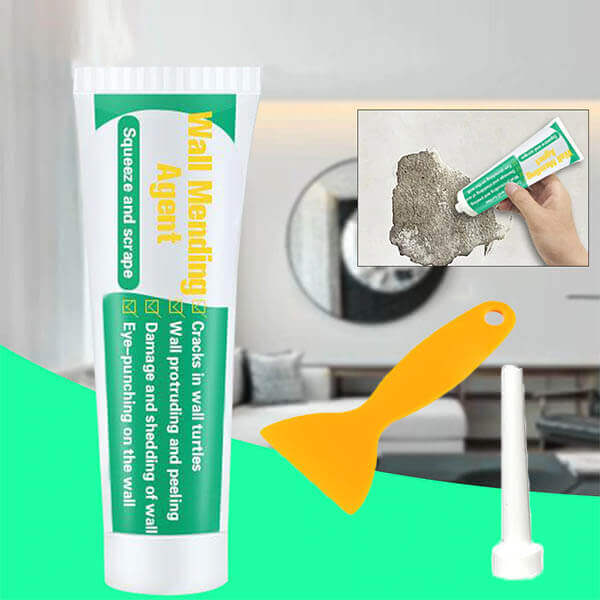 DIY veggreparasjon med vanntett krem. Fiks sprekker, hull og skader enkelt for glatte vegger hjemme.