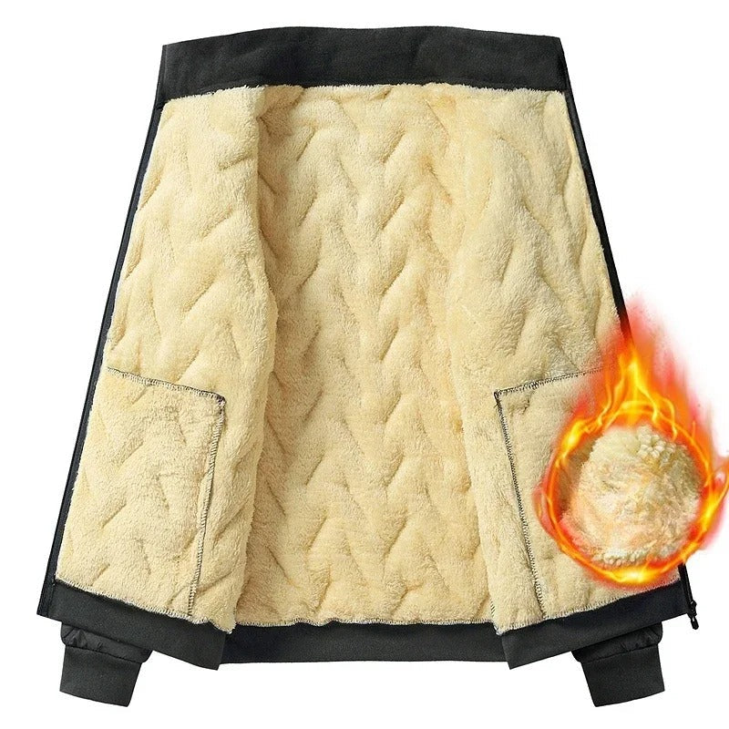 Herrejakke i lammeull, designet for vinter. Varm, komfortabel og slitesterk for kaldt vær.