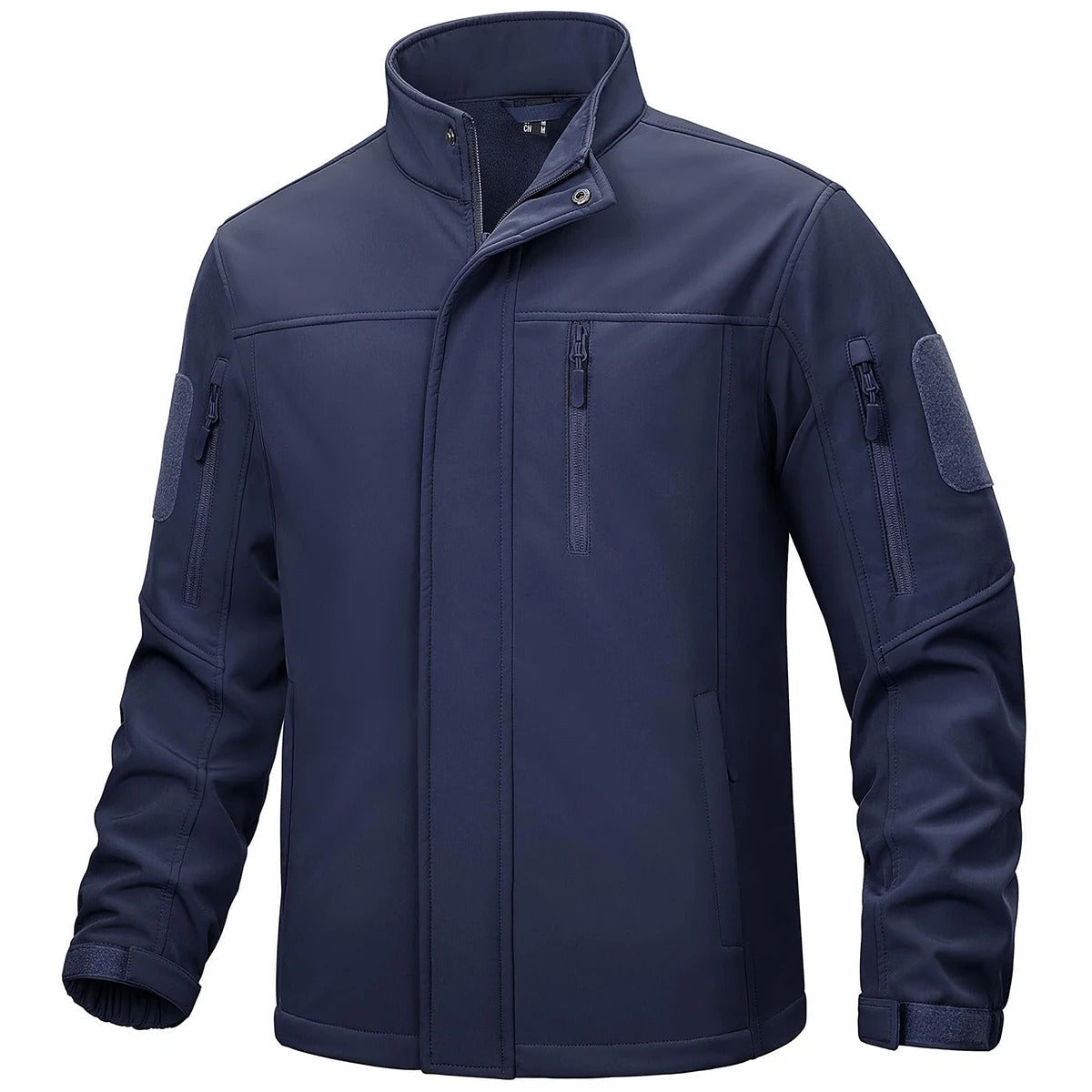 Herre softshell vinterjakke, tykk og varm, egnet for friluftsliv i snø og kulde.