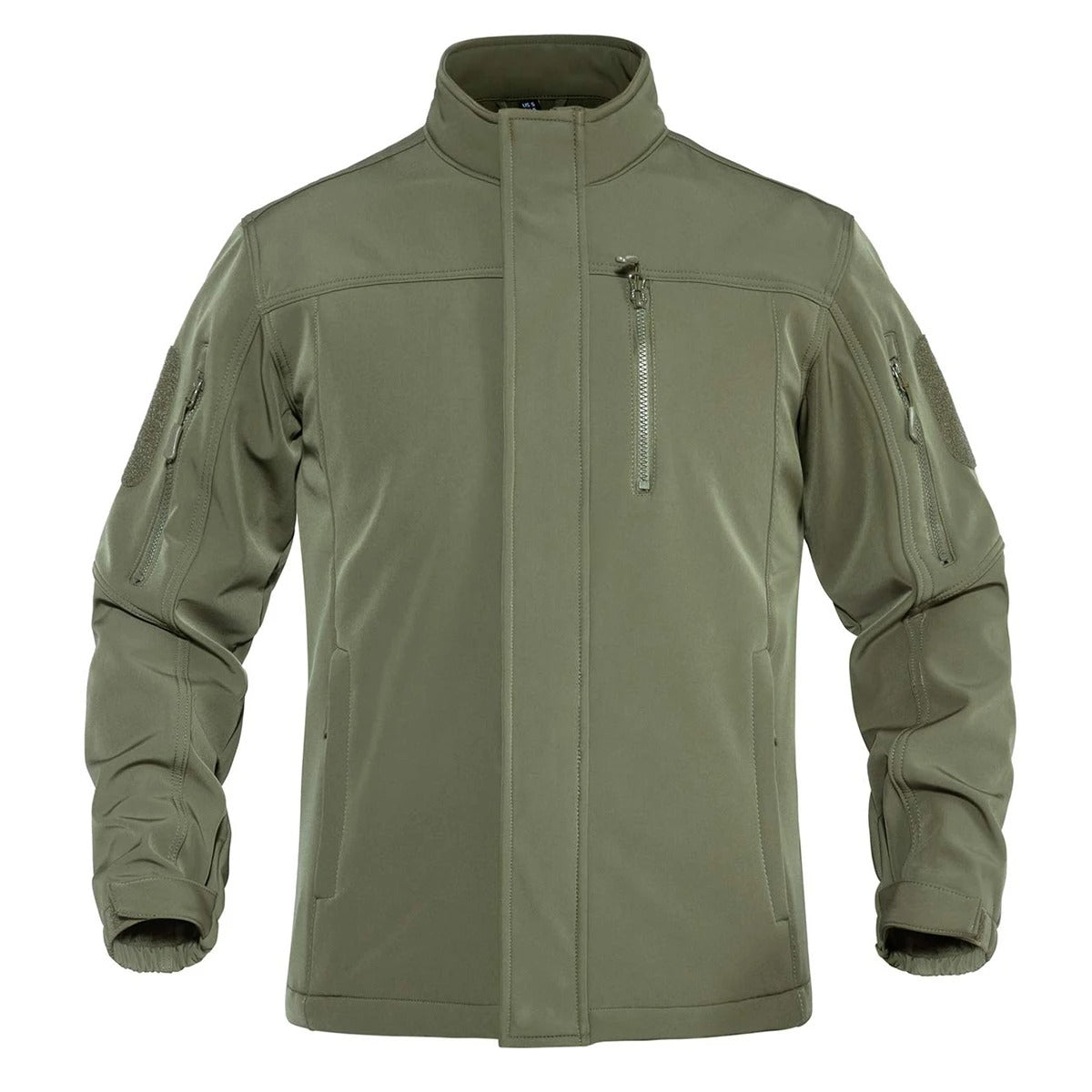 Slitesterk softshell herrejakke, vindtett og vannavstøtende yttertøy for aktive menn.