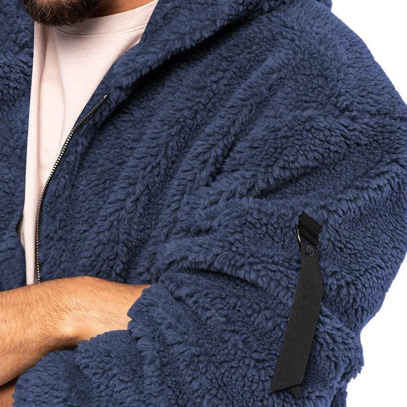 Allsidig vendbar jakke for menn, skifter stil enkelt. Optimal varme for høst og vinter.