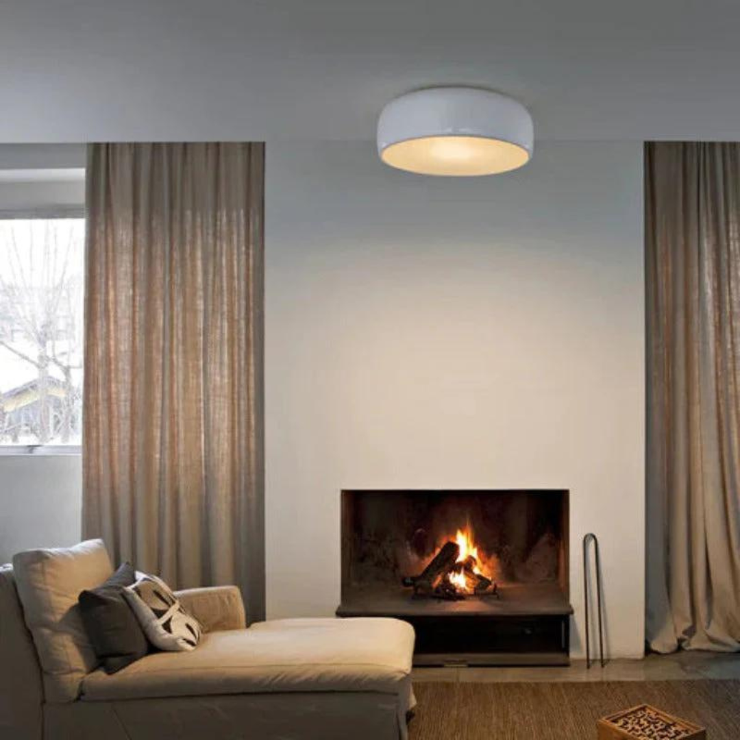 Elegant pendellampe med kuppeldesign og varmt stemningslys. Dekorativ vintage LED-takbelysning.