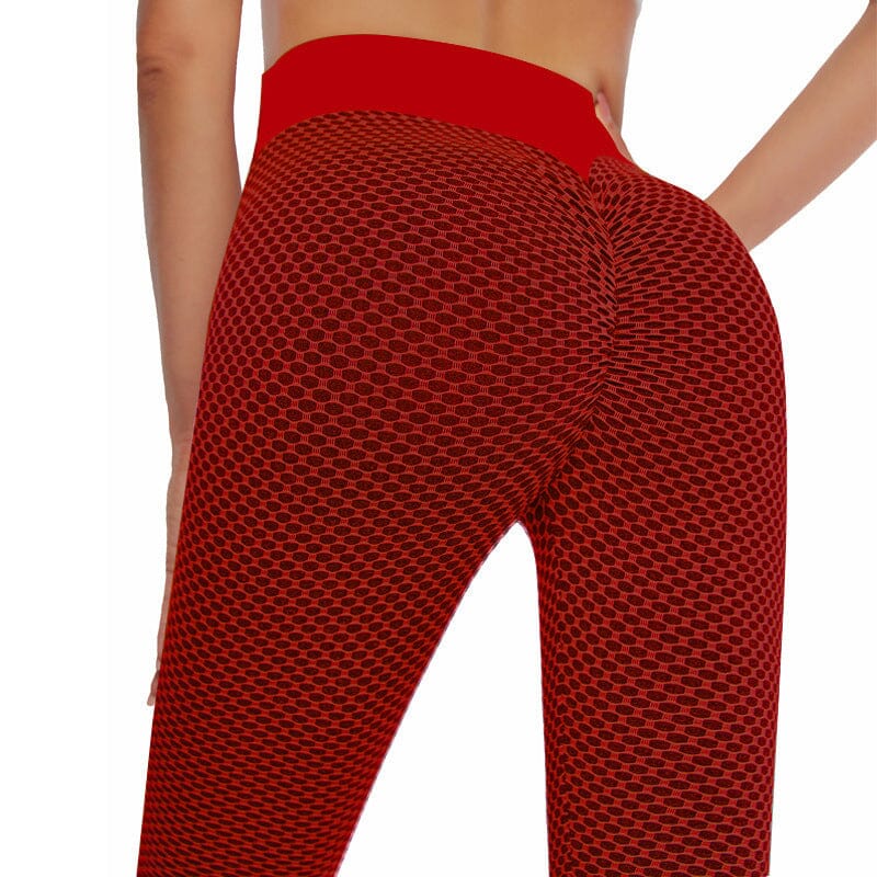 Yoga leggings for kvinner med høy midje, elegant design og sexy rumpeløft, ideelle for trening og hverdagsbruk.