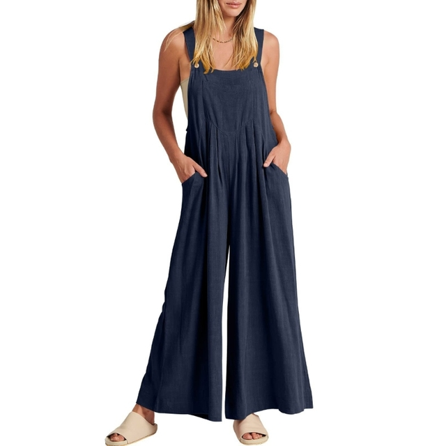 Valeska Plus-size jumpsuit with wide legs