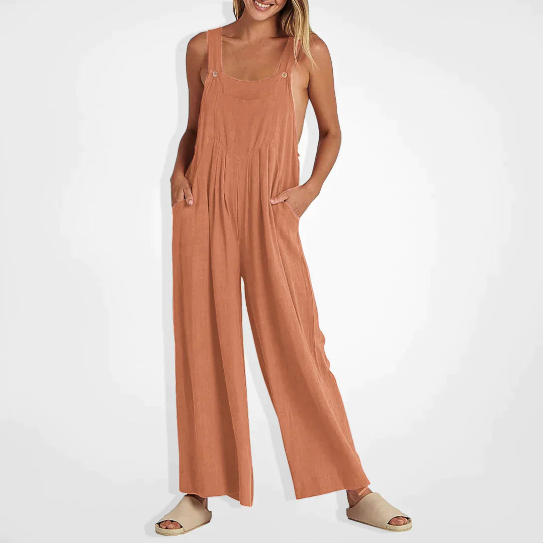 Valeska Plus-size jumpsuit with wide legs
