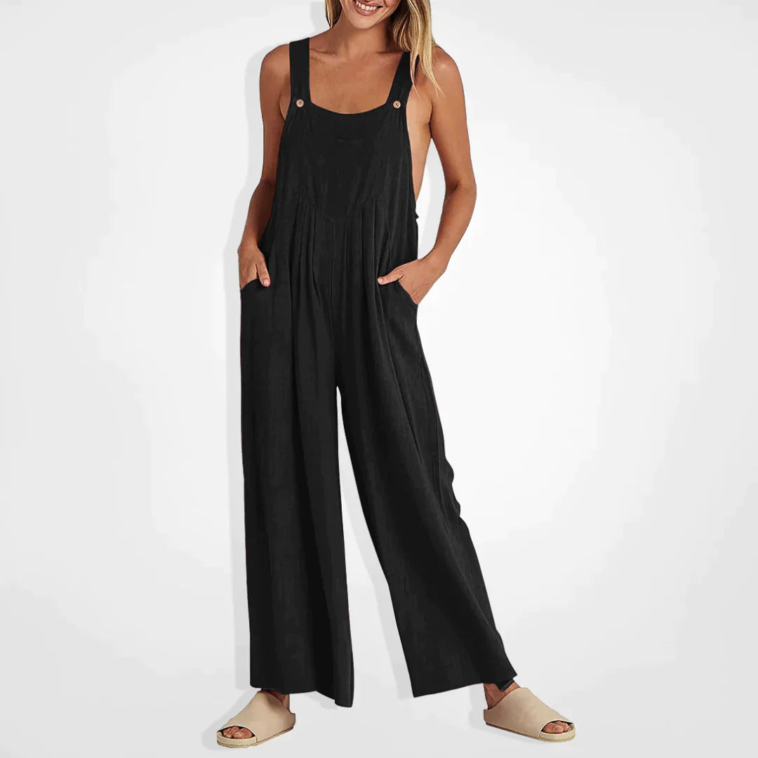 Valeska Plus-size jumpsuit with wide legs