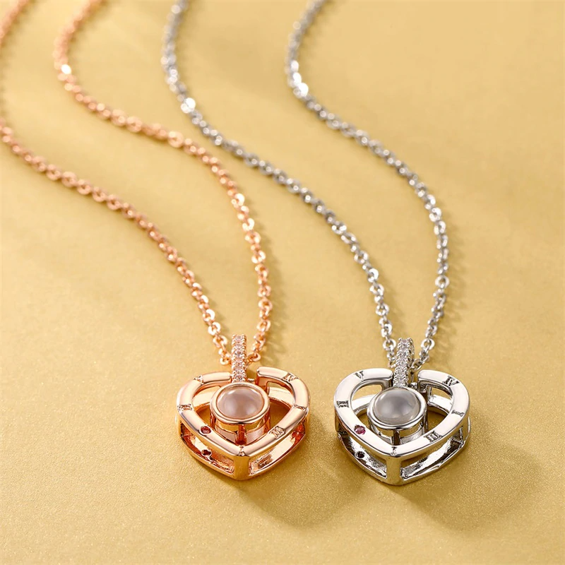 I love you in 100 ways necklace - Show your love in 100 languages!