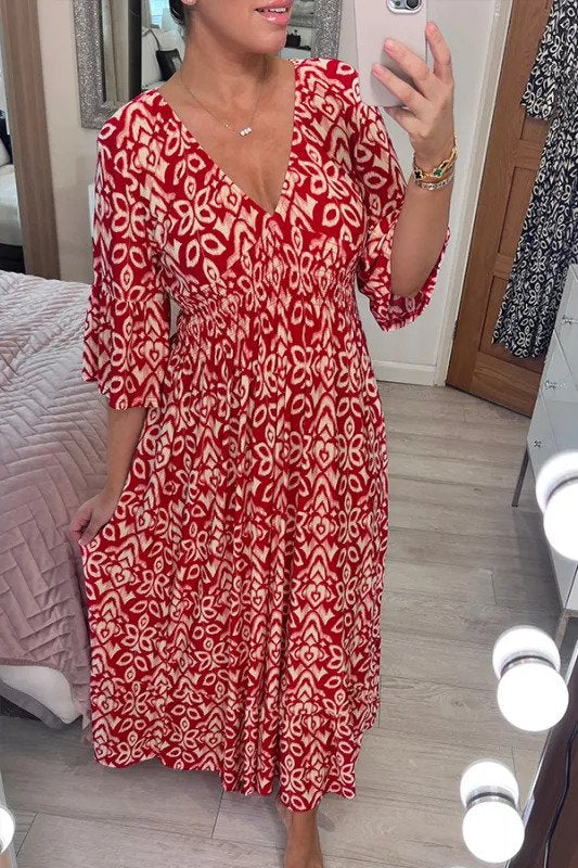 Ingrid Bohemian long dress